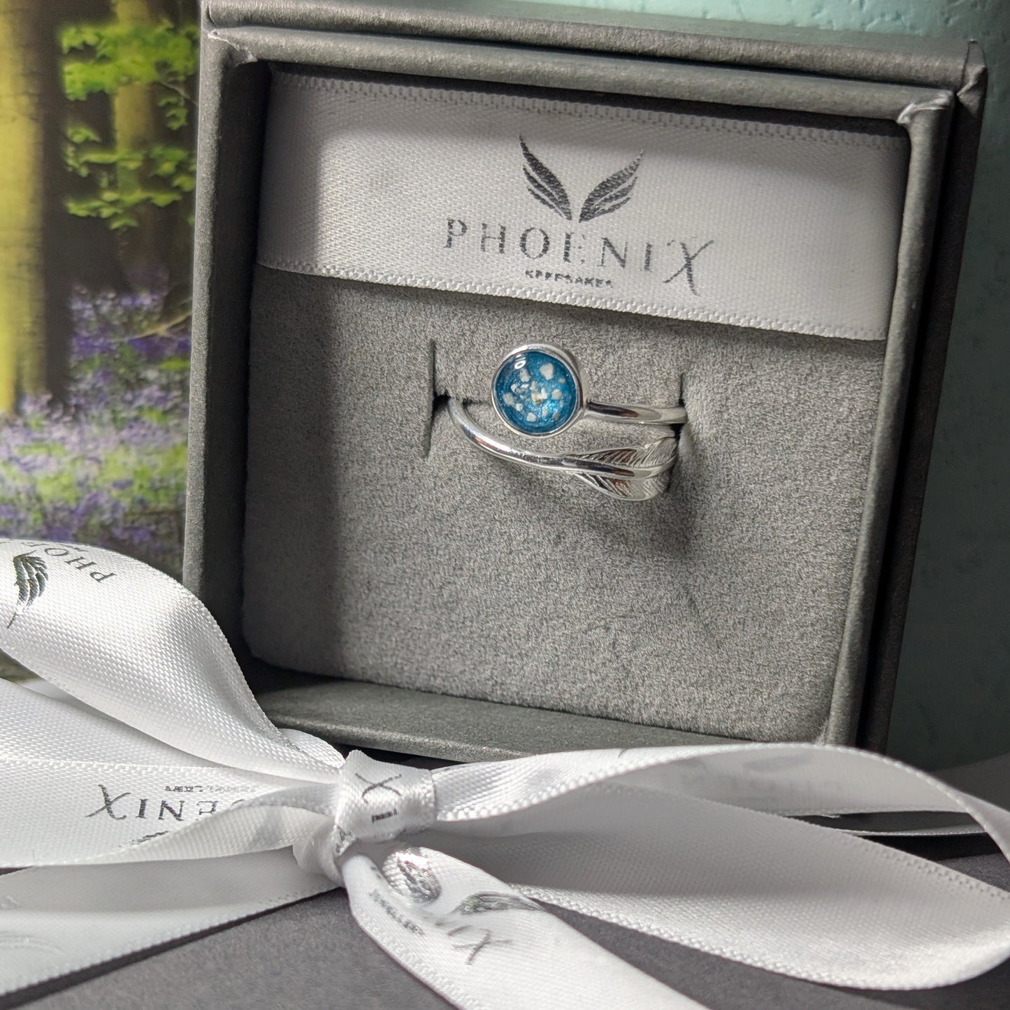 Adjustable Feather ring